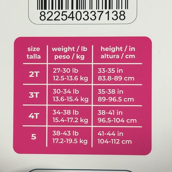 NWT PEKKLE™️ Size 4T Girl's 4-Pack Shorts Set - Picture 5 of 7